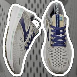 Brooks Adrenaline GTS 22 Alloy Blue Green Womens 9 Narrow 2A Running Shoes